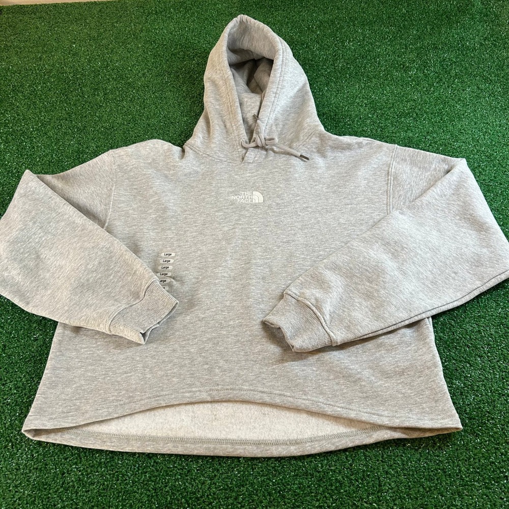 North‎ Face Evolution Hi Lo Pullover Hoodie Sweatshirt Gray Heather Womens Large